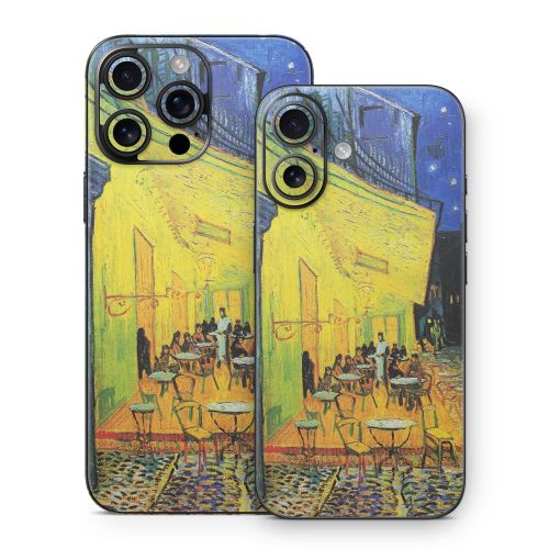 Cafe Terrace At Night iPhone 16 Series Skin