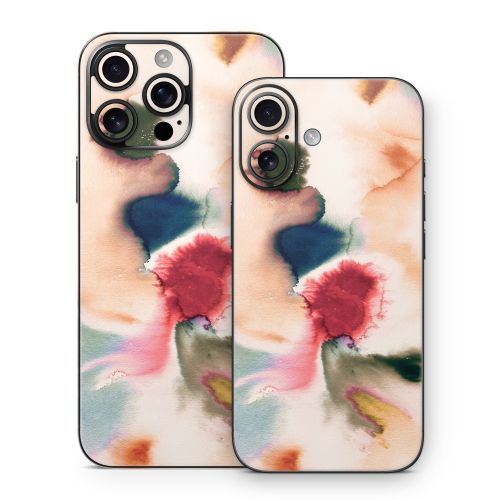 Abstract Watercolor Mineral iPhone 16 Series Skin