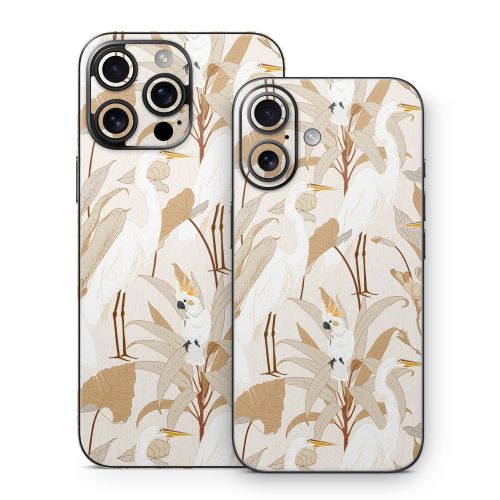 White Cranes Cockatoo iPhone 16 Series Skin
