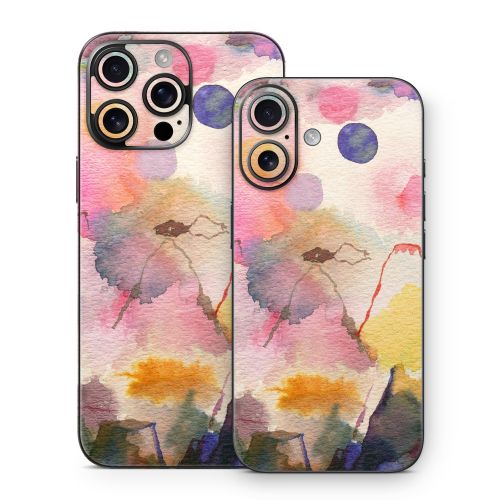 Watercolor Mountains iPhone 16 Series Skin