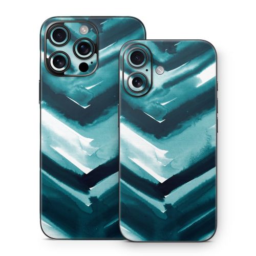 Watercolor Chevron iPhone 16 Series Skin
