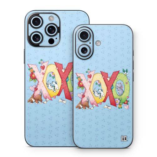 XOXO Puppies iPhone 16 Series Skin