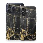 Black Gold Marble iPhone 17 Series Skin