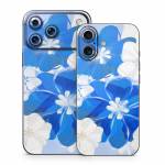Blue Flowers iPhone 17 Series Skin