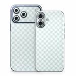 Checker Light Blue iPhone 17 Series Skin