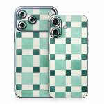 Checker Mosaic Green iPhone 17 Series Skin