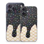 Black Ice Cream Drip iPhone 17 Series Skin