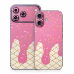 Strawberry Ice Cream Drip iPhone 17 Series Skin