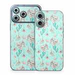 Merkittens with Pearls Aqua iPhone 17 Series Skin