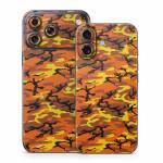 Orange Camo iPhone 17 Series Skin
