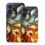 Orange and Charcoal iPhone 17 Series Skin