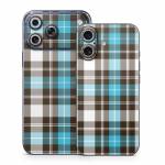 Turquoise Plaid iPhone 17 Series Skin