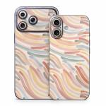 Terracotta Brushstroke Waves iPhone 17 Series Skin