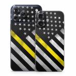 Thin Yellow Line Hero iPhone 17 Series Skin