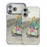 Lulu Waiting by the Train Tracks iPhone 17 Series Skin