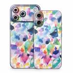 Watercolor Crystals and Gems iPhone 17 Series Skin