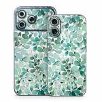 Watercolor Eucalyptus Leaves iPhone 17 Series Skin