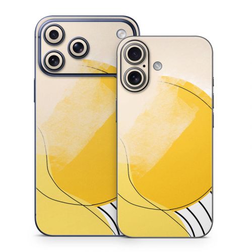Abstract Yellow iPhone 17 Series Skin