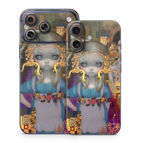 Alice in a Klimt Dream iPhone 17 Series Skin
