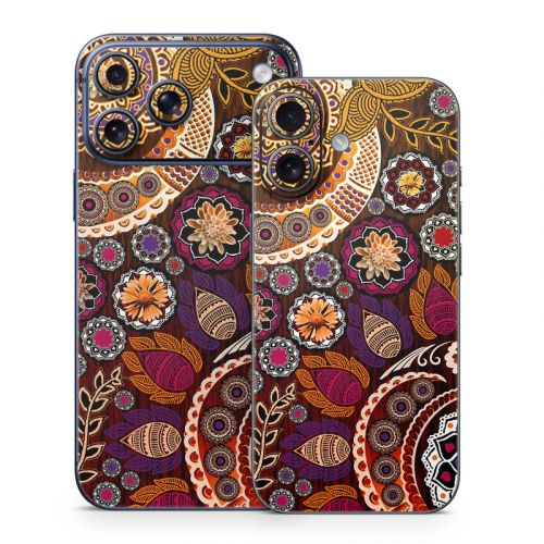 Autumn Mehndi iPhone 17 Series Skin