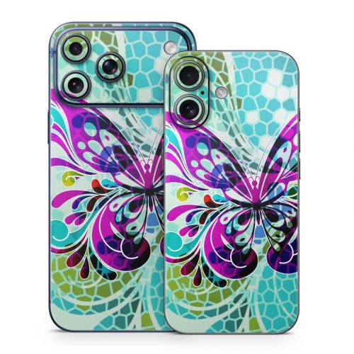 Butterfly Glass iPhone 17 Series Skin
