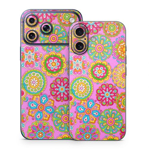Bright Flowers iPhone 17 Series Skin