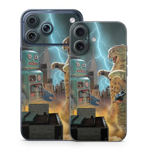 Catzilla Vs Robot iPhone 17 Series Skin