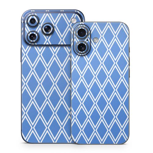 Blue Checks iPhone 17 Series Skin