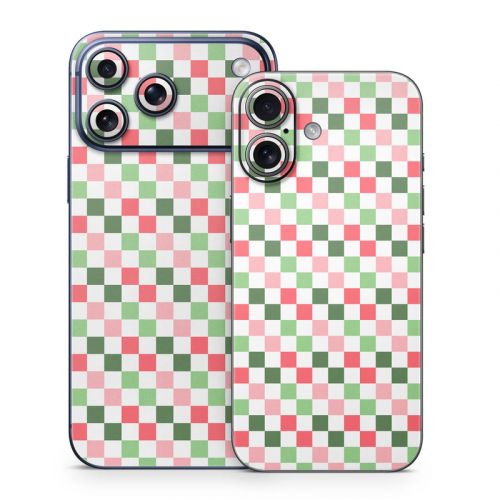 Christmas Checkers iPhone 17 Series Skin