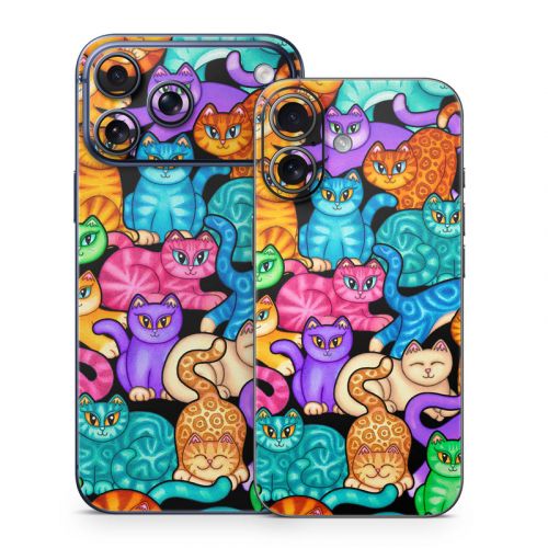 Colorful Kittens iPhone 17 Series Skin