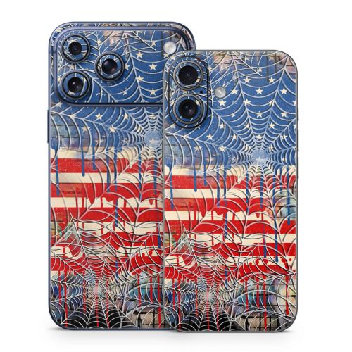 Cobweb Flag iPhone 17 Series Skin