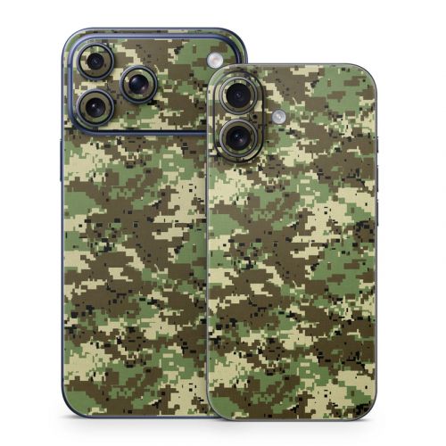 Digital Woodland Camo iPhone 17 Series Skin