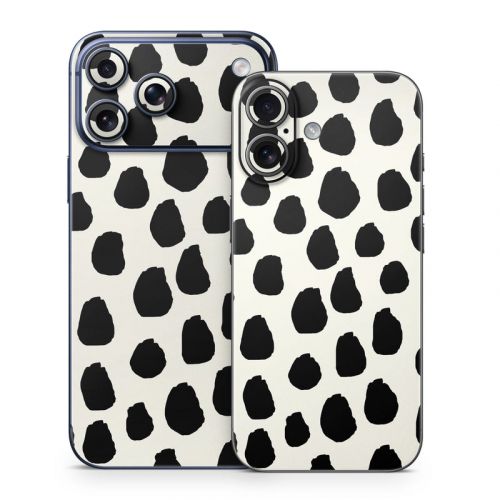 Inky Spots Cream iPhone 17 Series Skin