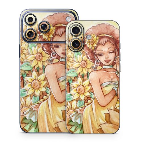 Lady Sunflower iPhone 17 Series Skin