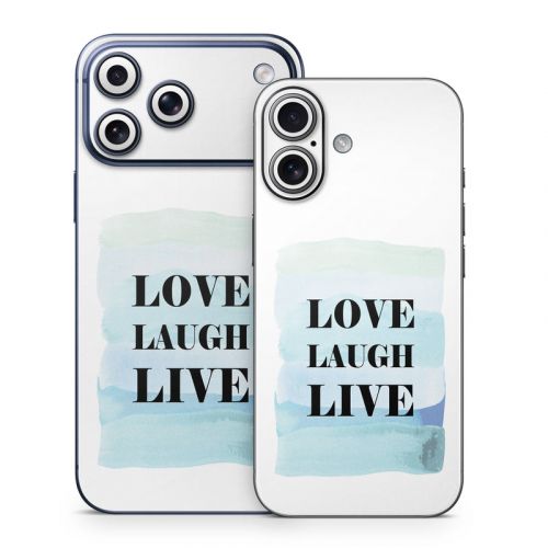 Love Laugh Live iPhone 17 Series Skin