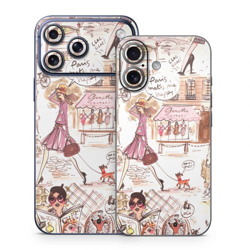 Paris Makes Me Happy iPhone 17 Series Skin