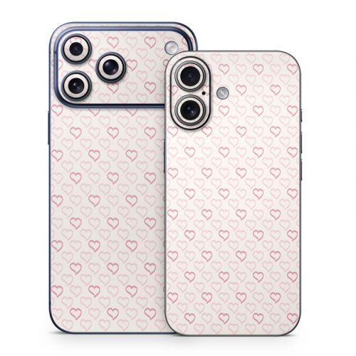 Patterned Hearts iPhone 17 Series Skin