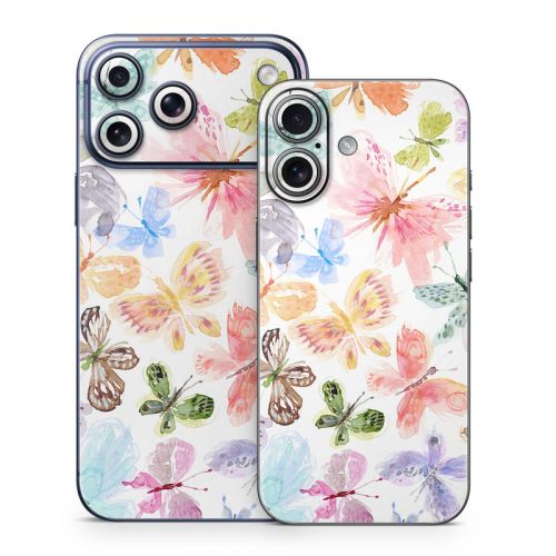 Pastel Butterflies iPhone 17 Series Skin
