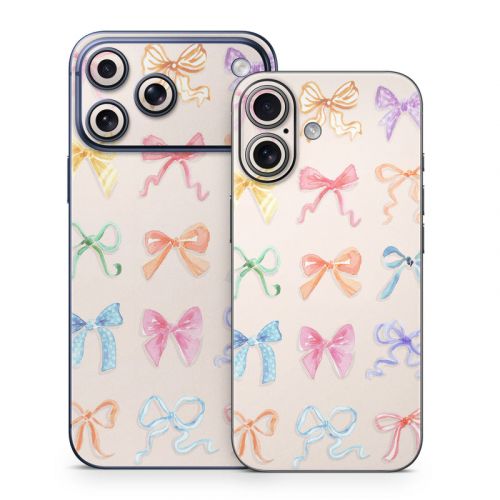 Rainbow Bows iPhone 17 Series Skin