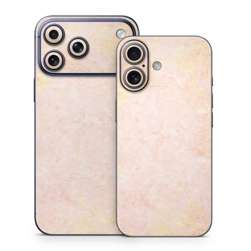 Rose Gold Marble iPhone 17 Series Skin