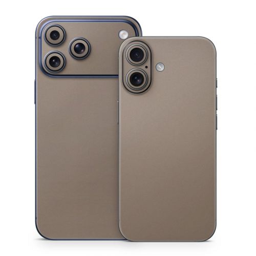 Solid State Flat Dark Earth iPhone 17 Series Skin