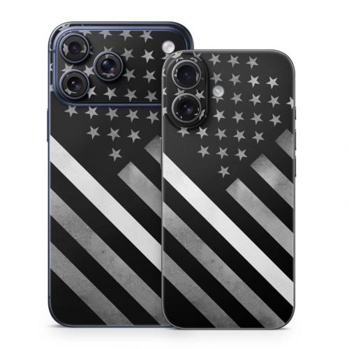 Thin White Line Hero iPhone 17 Series Skin