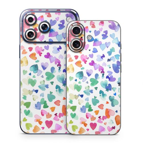 Valentines Love Hearts iPhone 17 Series Skin