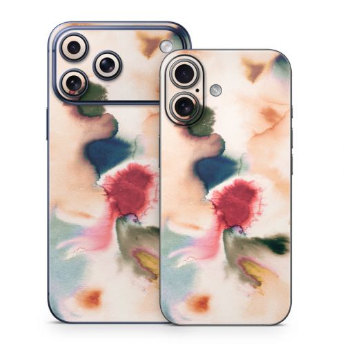 Abstract Watercolor Mineral iPhone 17 Series Skin