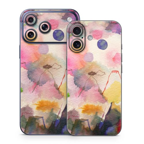 Watercolor Mountains iPhone 17 Series Skin