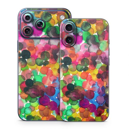 Watercolor Drops iPhone 17 Series Skin