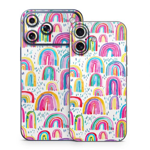 Watercolor Rainbows iPhone 17 Series Skin