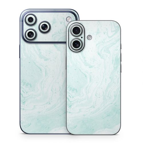 Winter Green Marble iPhone 17 Series Skin