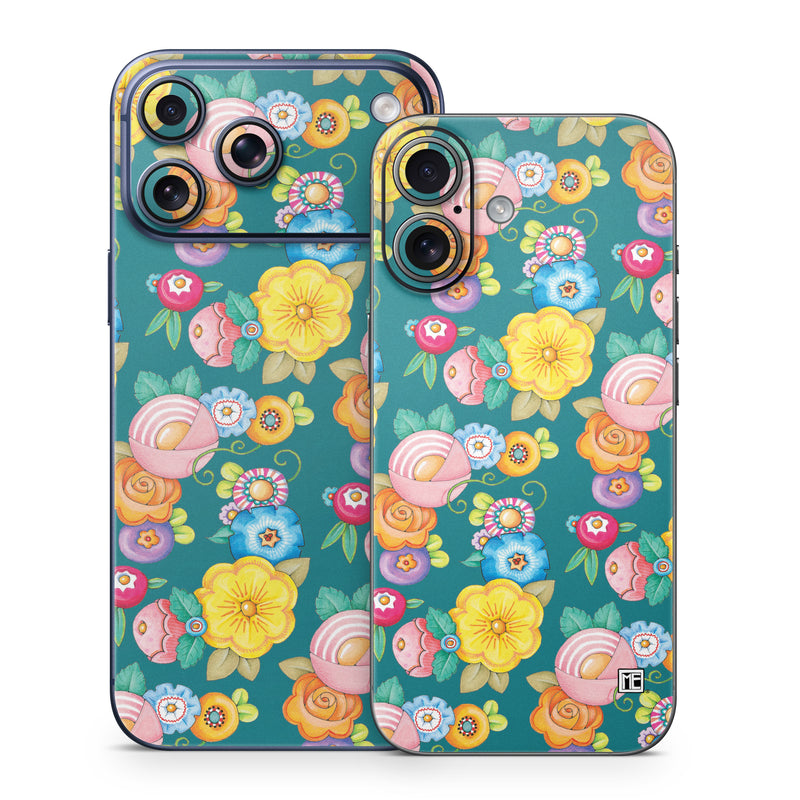 iPhone 17 Series Skin design of Rectangle, Textile, Circle, Symmetry, Pattern, Art, Visual arts, Motif, Wrapping paper, Design, with blue, green, yellow, orange, red, white, purple colors