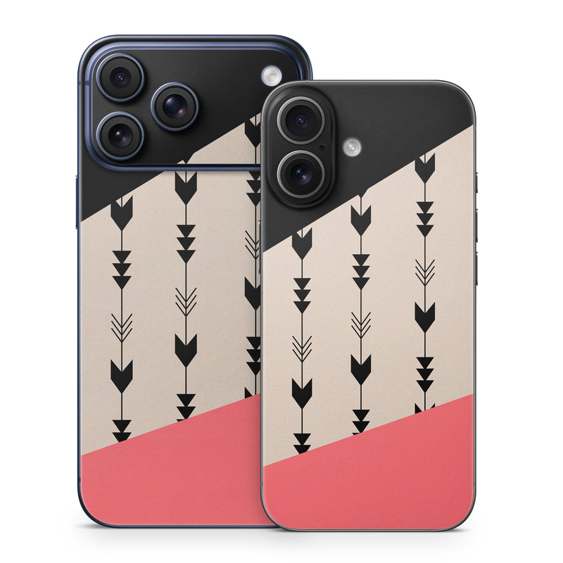 iPhone 17 Series Skin design of Line, Pattern, Design, Font, Illustration, with black, gray, pink colors